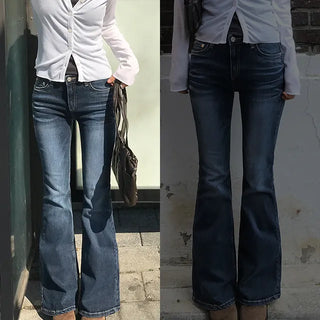 Rota Cat Washed Bootcut Pants