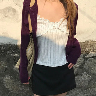 Nine Mohair Color Cardigan