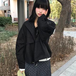 Kits String Mandarin Collar Field Jacket