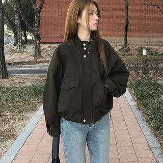 Kits String Mandarin Collar Field Jacket