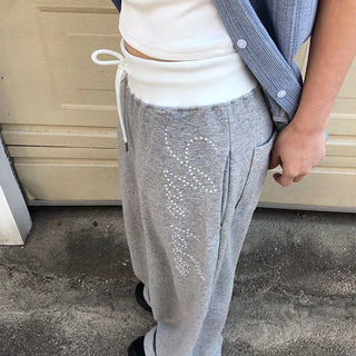 Yokko Lettering String Pants