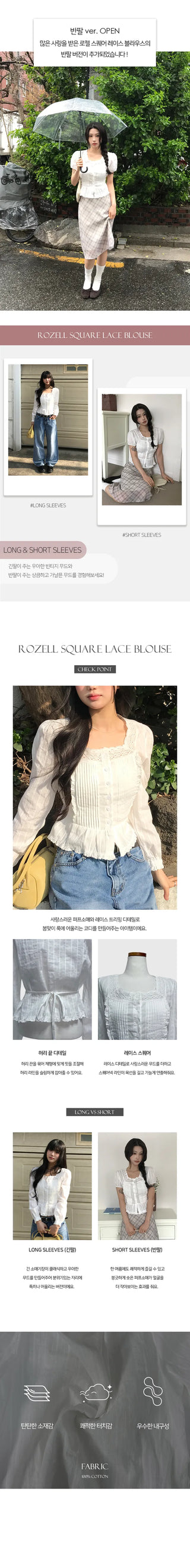 Roselle Square Lace Blouse