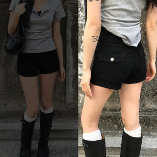 Netty Low Back Pocket Shorts