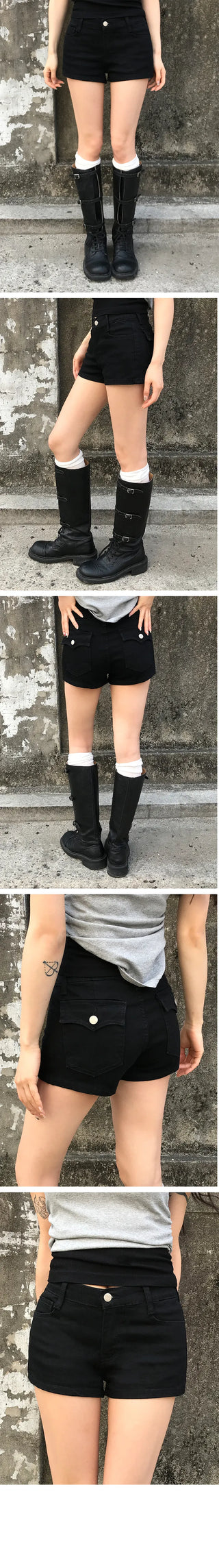 Netty Low Back Pocket Shorts