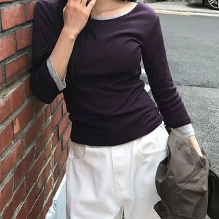 Marshmallow Layered Tencel Sleeveless T-shirt