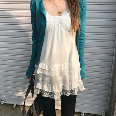 Slip Layered Lace Dress