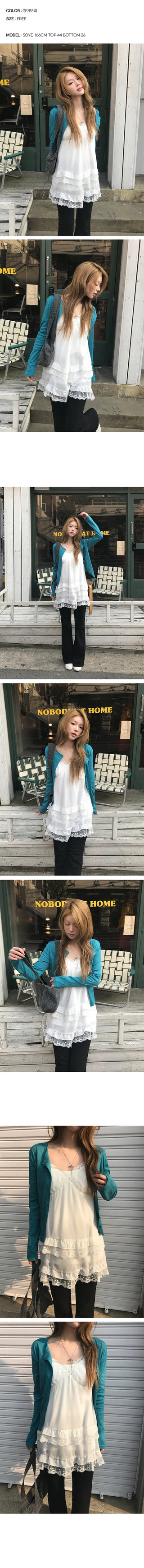 Slip Layered Lace Dress