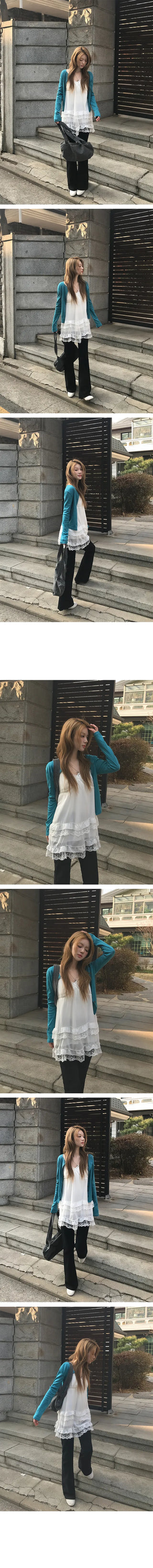 Slip Layered Lace Dress