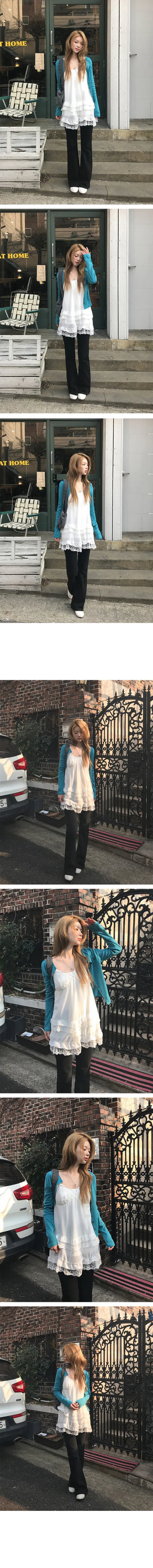 Slip Layered Lace Dress