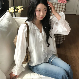 Ari Ruffle Chiffon Blouse