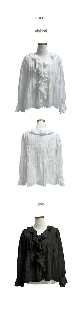 Ari Ruffle Chiffon Blouse