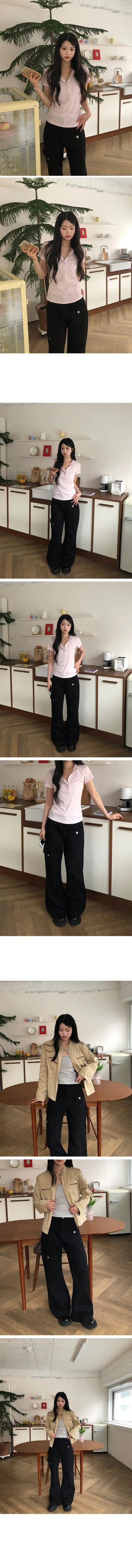 Ritz Cargo Cut-out Bootcut Pants