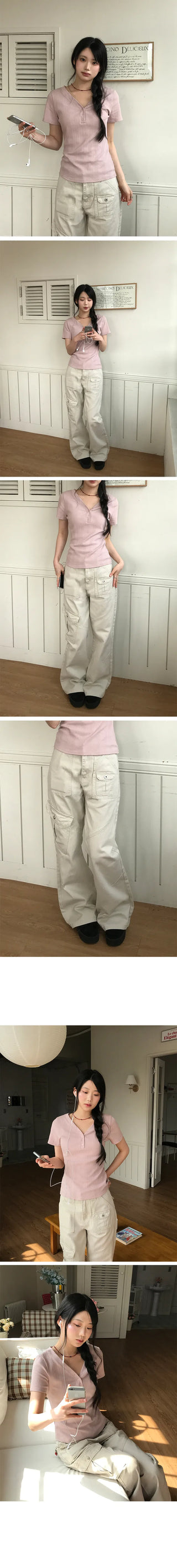 Ritz Cargo Cut-out Bootcut Pants