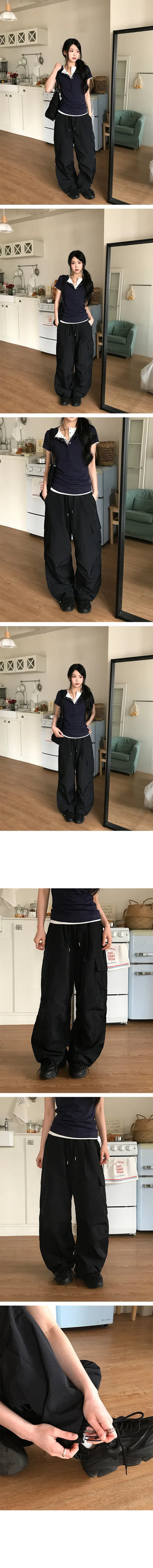 Gorpcore One-Pleat Nylon Cargo Pants