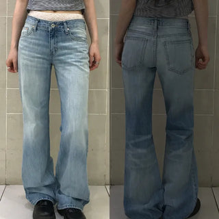 Cats Vintage Washed Low Bootcut Pants