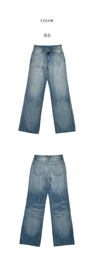Cats Vintage Washed Low Bootcut Pants