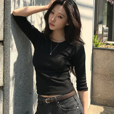 Rota 3/4 Round Neck T-shirt
