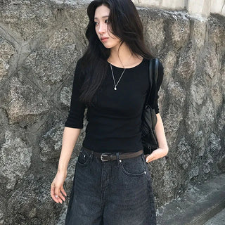 Rota 3/4 Round Neck T-shirt