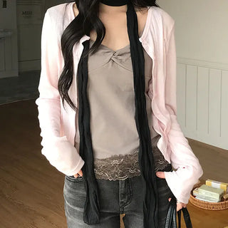 Vanilla Delicate Layered Cardigan