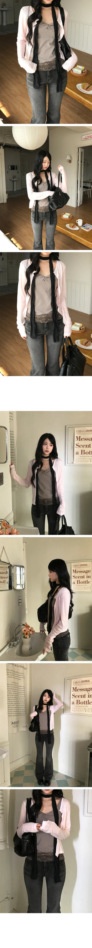 Vanilla Delicate Layered Cardigan