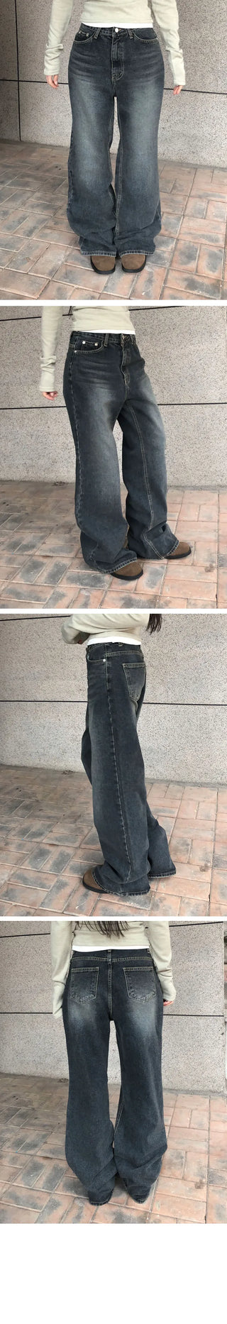 Hitz Washed Bootcut Pants