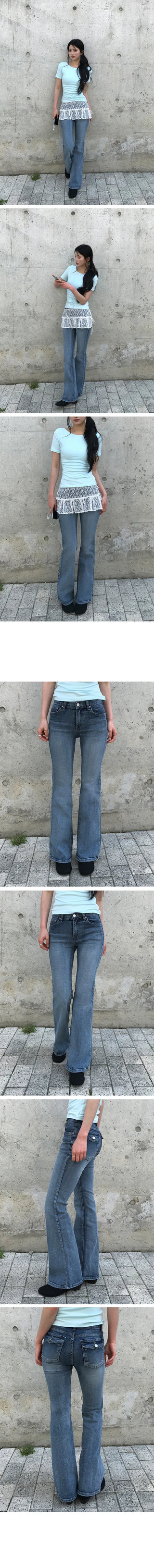 Kehan Pocket Slim Bootcut Pants