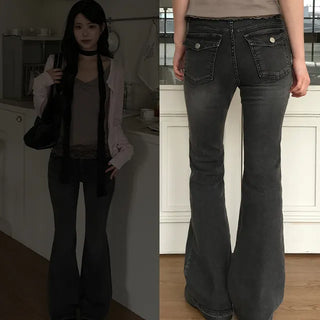 Kehan Pocket Slim Bootcut Pants