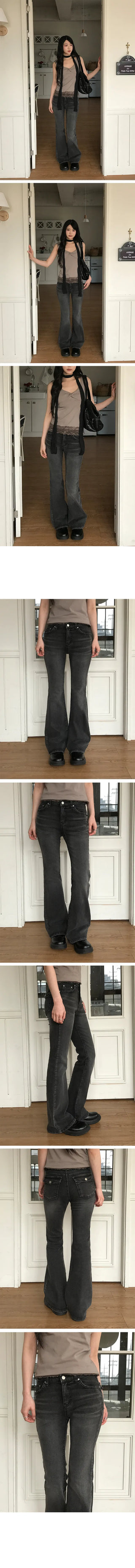 Kehan Pocket Slim Bootcut Pants