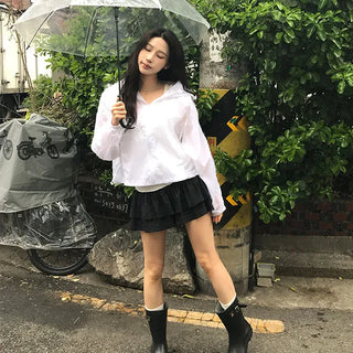 Clover Light Hooded Windbreaker