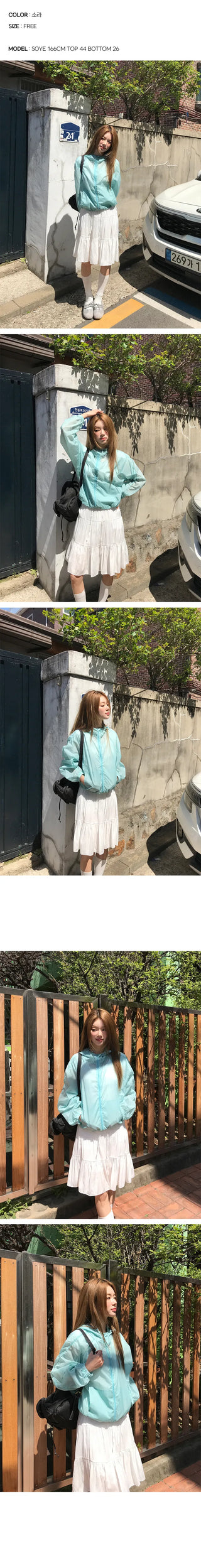Clover Light Hooded Windbreaker