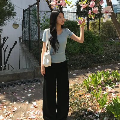 Tencel Fine Shirred Folding Training Pants