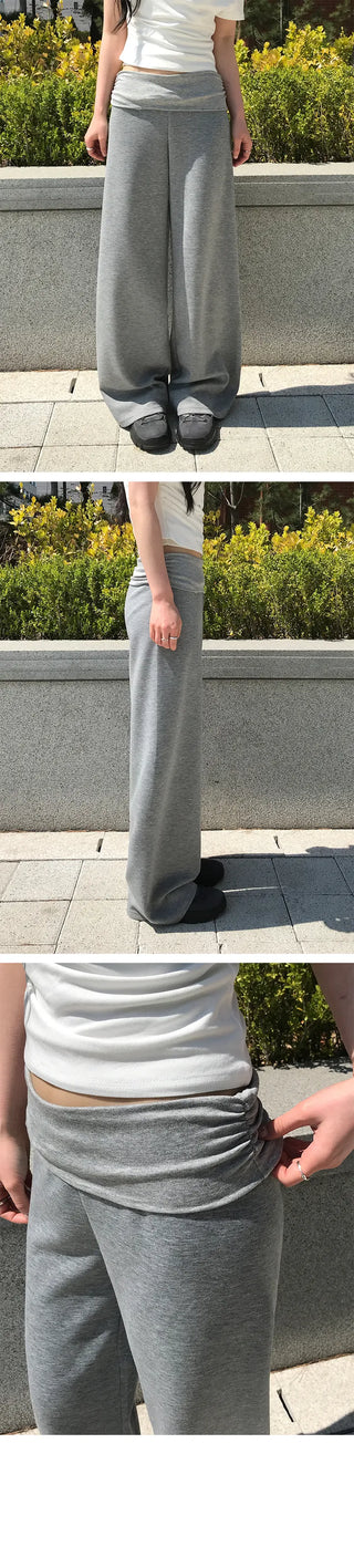 Tencel Fine Shirred Folding Training Pants