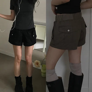 Nut Hem Roll-up Shorts