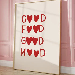 Heart Red Quote Poster