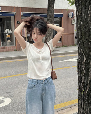 Ribbon Lace Summer Knit