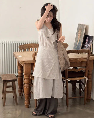 Layered bustier dress