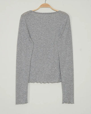 Layered long-sleeved set