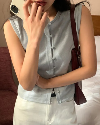 Layered bustier top sleeveless