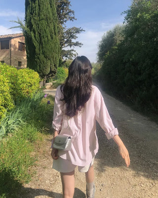 Classic striped border shirt