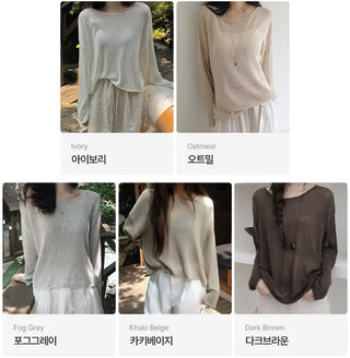 Ourplane Soft Fit Summer Knit