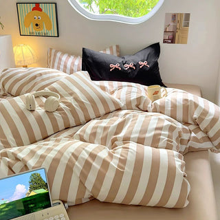 Yellow Polka Dot Bedding Set