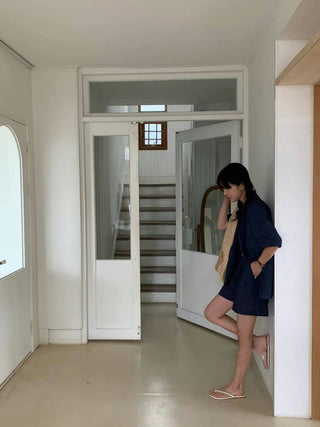 Korean Style Short-sleeved Suit Jacket