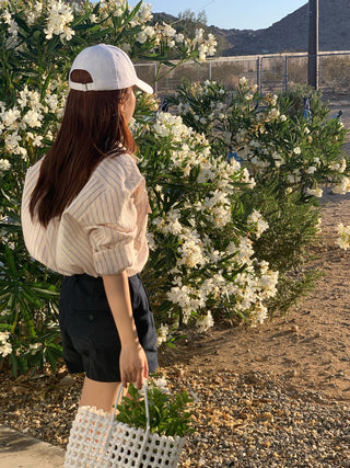 Korean Loose polo collar long sleeve shirt