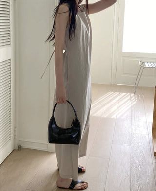 Korean-style loose-fit long dress