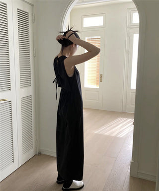Korean-style loose-fit long dress