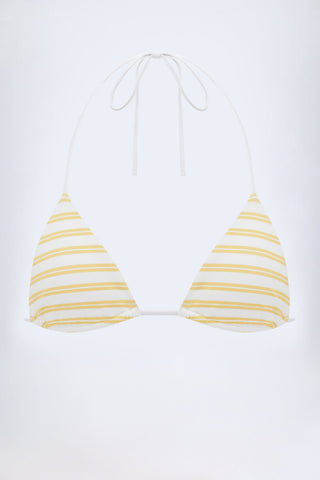 Triangle Bikini Top in Lemon