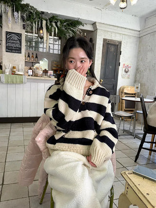thick knit sweater