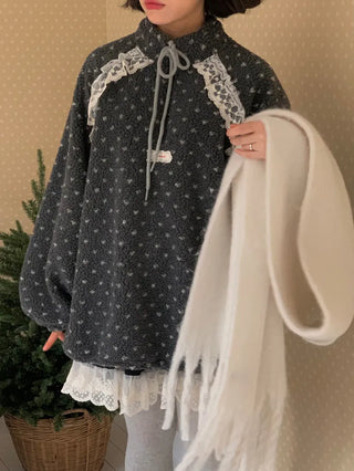 love jacquard sweater