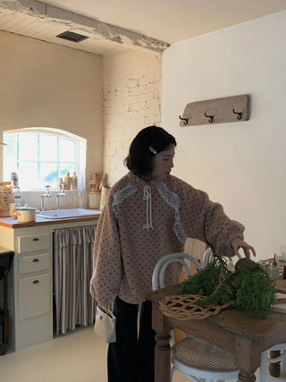 love jacquard sweater