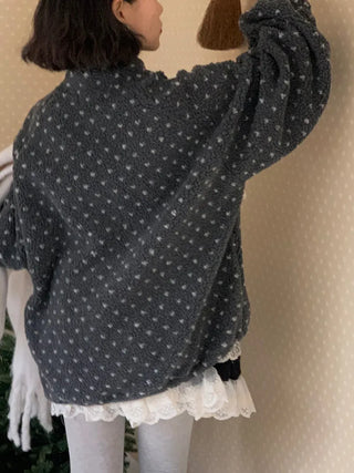 love jacquard sweater